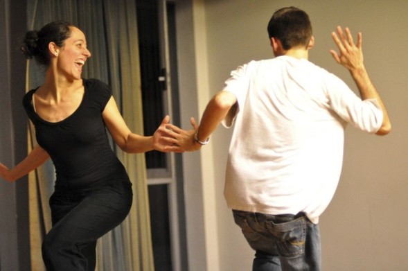engagement perfection: A photograph of a man & woman happily dancing. Photo attribution: Flickr user dancingwithwords