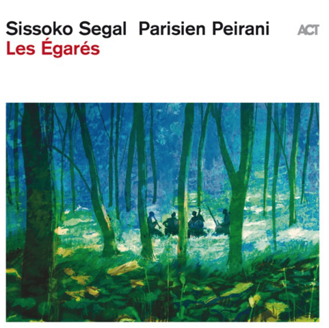 Das Cover der CD zeigt einen Wald. Mitten darin sitzen vier schemenhaft erkennbare Musiker