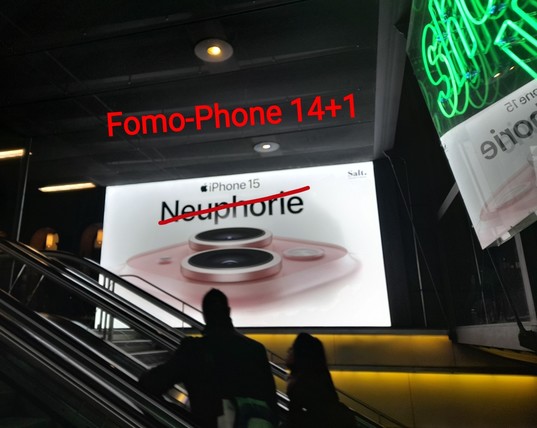 Hast du dein FOMO-Phone 14+1 schon?
#FixedItForYou #iPhone15