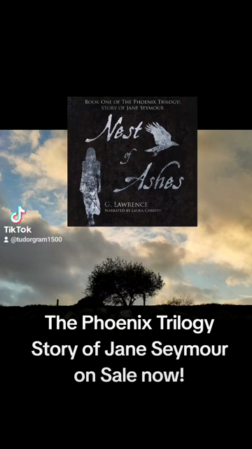 Video for book sale of The Phoenix Trilogy, Story of Jane Seymour. Backgrounds of historic houses and woodlands, with the covers of the series in front