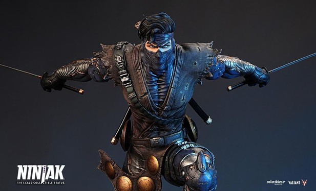 a closer close up of the statue