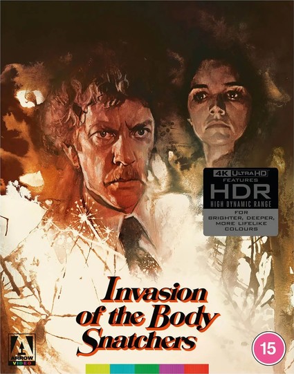 Artwork for the upcoming 4K Blu Ray of Invasion of the Body Snatchers from Arrow Video.