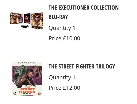 The Executioner Collection and The Streetfighter Trilogy