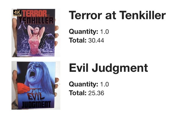 Terror at Tenkiller UHD and Evil Judgement
