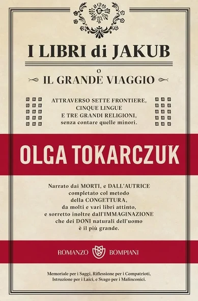 La copertina del libro "I libri di Jakub" di Olga Tokarkzuk