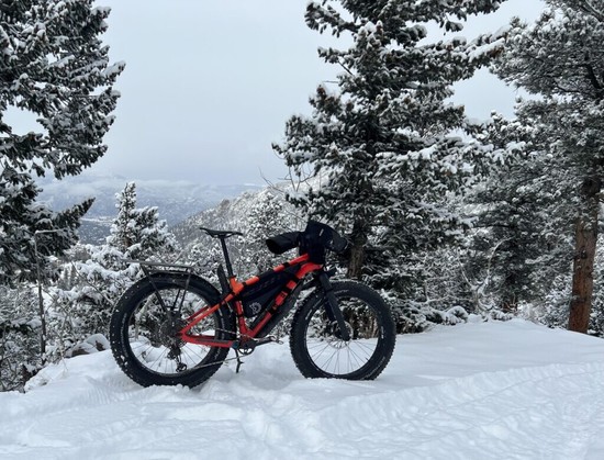 First real snowy ride of the season