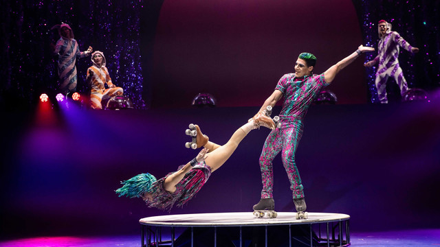 Roller Skaters from "'Twas the Night Before... by Cirque du Soleil"
Photo by Kyle Flubacker, MSG Entertainment