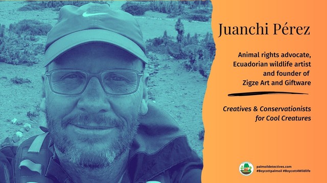 Pictured: Jaunchi Perez profile pic

Juanchi Pérez is a #vegan #animalrights advocate and #wildlife artist who paints species of #Peru #Ecuador in his exquisite art. He discusses why #animals should matter more to us all than #greed @ZIGZE #Boycottpalmoil #Boycott4Wildlife https://palmoildetectives.com/2023/08/27/wildlife-artist-and-animal-rights-advocate-juanchi-perez-in-his-own-words/ via @palmoildetectives