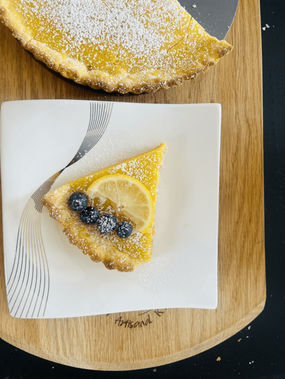 Made my first lemon tart(Recipe by preppy kitchen)