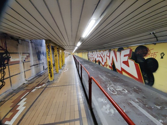 Mestre pedestrian and bike tunnel