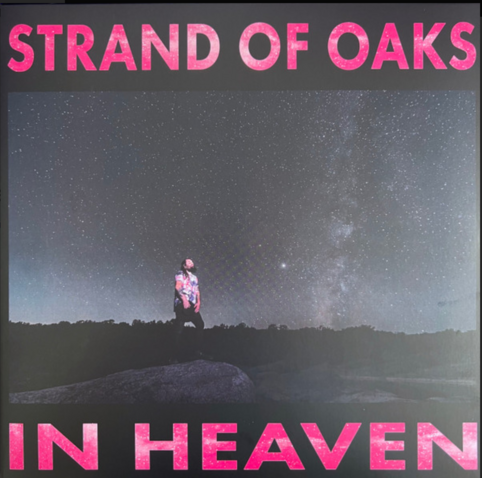 Album cover a guy standing on a rocj looking at a starry night sky #MilkyWay