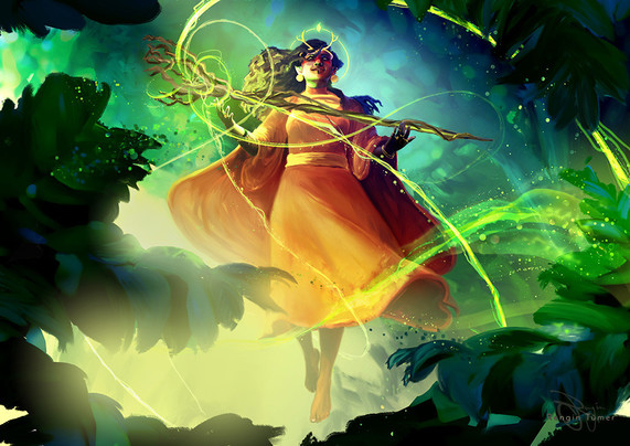 grove druid illustration