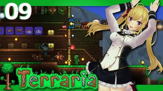 【#terraria 】初見Terrariaの世界  09【にじさんじ/鷹宮リオン】