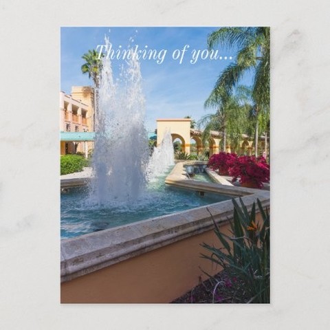 Thank you to the buyer who purchased some Thinking Of You Tropical Water Fountain Postcards https://www.zazzle.com/z/axrhwfnt?rf=238390870363339144 via @zazzle 
#postcards #thinkingofyou #zazzlemade