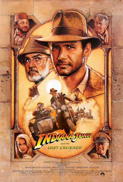 Indiana Jones and the last crusade, movie poster.
