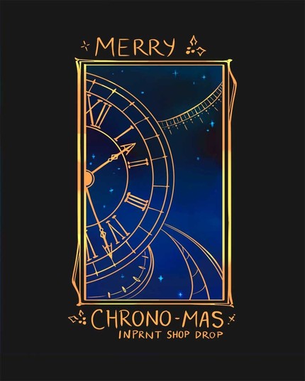 Teaser image for my Chrono Trigger-themed art print shop drop starting on December 1