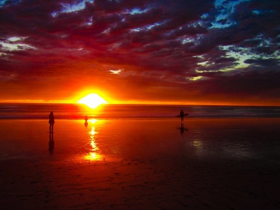 Silver Strand Sunset 
San Diego California
