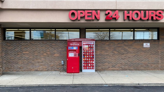 Red Box DVD rental kiosk