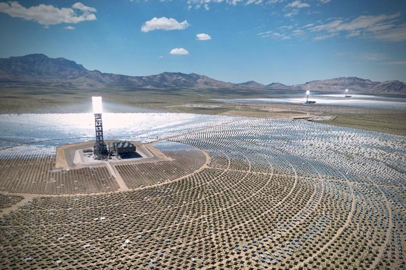 The Ivanpah solar plant in California's Mojave Desert. Pexels