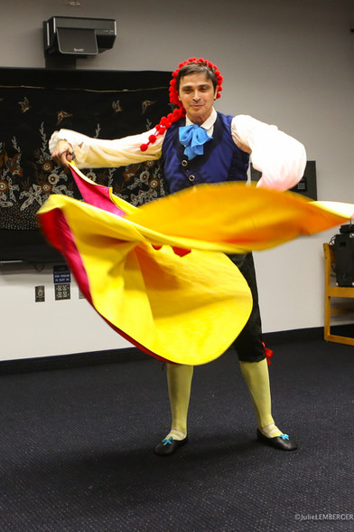 BALAM Dance Theatre's Carlos Fittante will perform the Spanish dance El Vito using a cape and castanets.