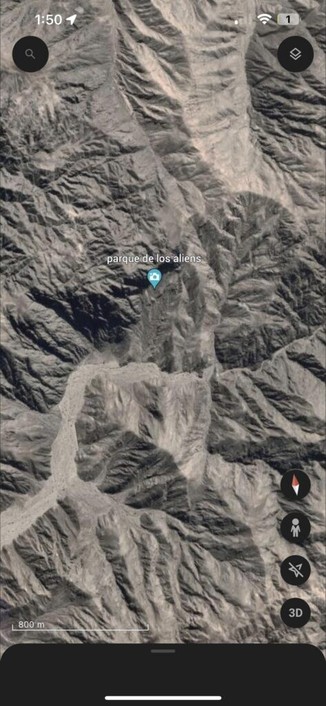 Does anyone know anything about this Parque De Los Aliens in Nazca?