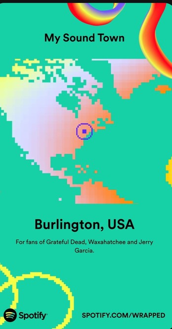 My Sound Town 

Burlington, USA 

For fans of Grateful Dead, Waxahatchee and Jerry Garcia.