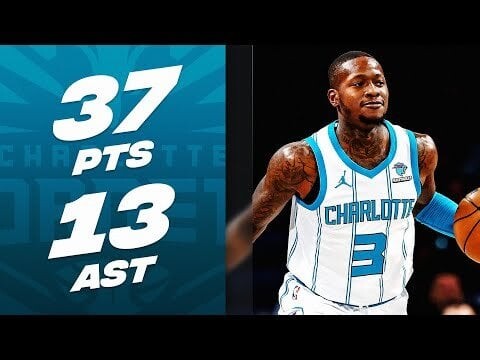 Rozier becomes the only player in Charlotte franchise history to go for 35+ points, 10+ assists, and 5+ 3PT FG made.