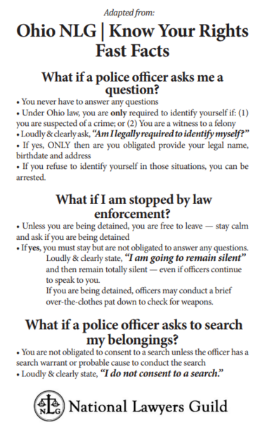 #KnowYourRights 
#Ohio 
#4thAmendment 
#TrafficStop 
#Police 
#BLM 
#ACAB