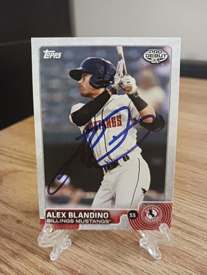Posting a Reds autographed card every day until we win the World Series. Day 172: Alex Blandino