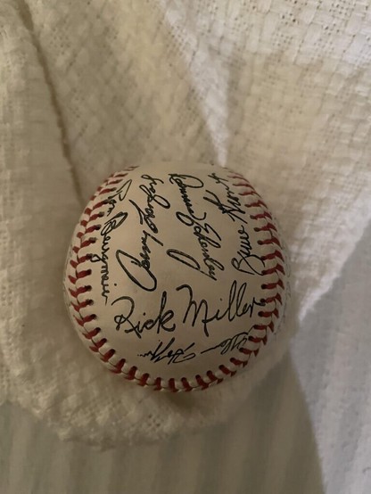 Found this when going through my grandfathers items. Ball was signed between 81-84, any notable names on here?