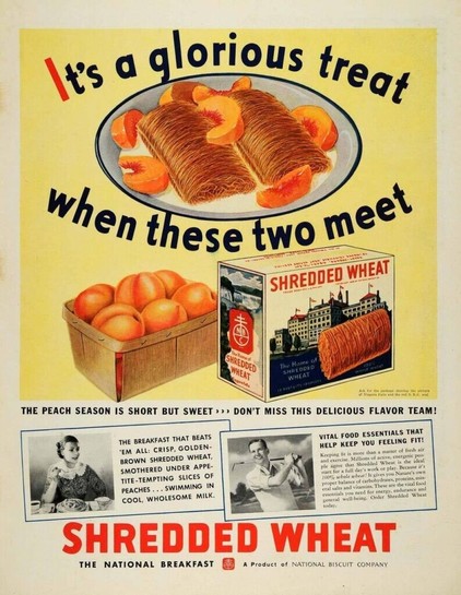 National Biscuit Co, Shredded Wheat, 1936 ad.