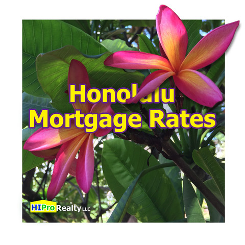 Plumeria blossoms in fuchsia and orange with green foliage - Honolulu Mortgage Rates