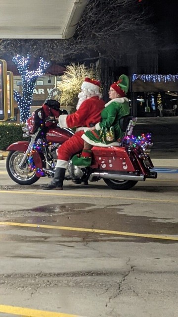 Santa upgraded his sleigh.