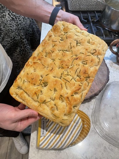 My first focaccia!