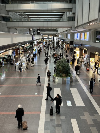 Terminal 1 Concourse, Haneda Airport, Tokyo
