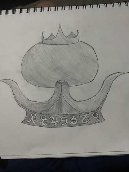 Master mode King Slime trophy drawing