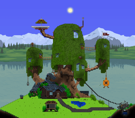 Tree fort from adventure time ( finished design )