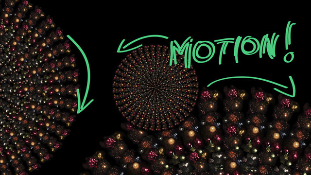 This is a smaller version of the thumbnail I created for a video containing photography/digital art in motion. The work is a rotational pattern made with 24 of my fireworks photos.