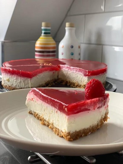 So very proud of my raspberry lemon cheesecake, thought it’d fit here.