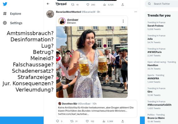 KEINE STRAFRECHTLICHEN KONSEQUENZEN?