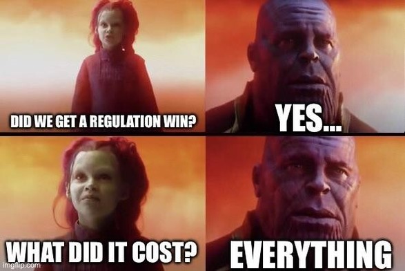My feelings after closing out the game