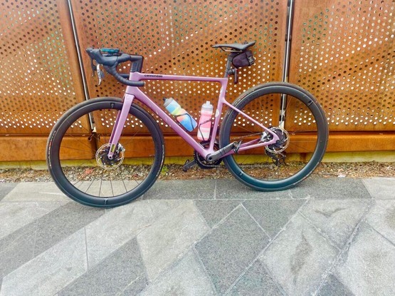 My beloved new Cannondale Super Six Evo Hi-Mod Red eTap AXS -Too long of a name. Help me name it.