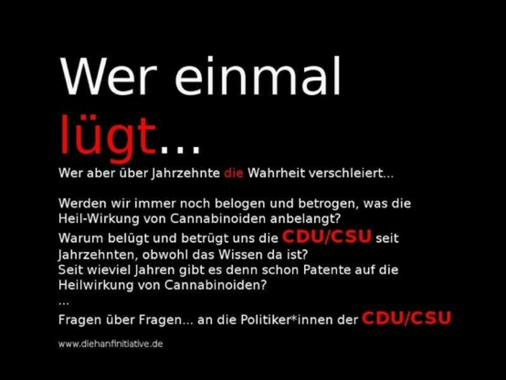 Wer einmal lügt ...