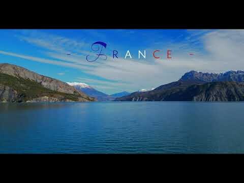 France - Lac de Serre-Ponçon - Malarce-sur-la-Thines - Impressions - Drone Shots - 4K