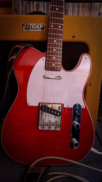 My '62 Telecaster reissue from the mid 80's (MIJ) along with a 1950 Pro upgraded to the '59 circuit (5E5, 5E5A pre-amp).