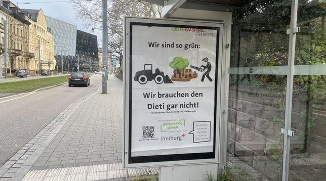 #Dieti #adbusting #streetart #freiburg