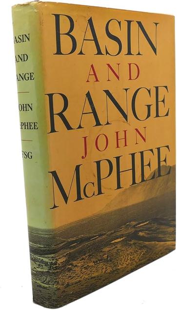 Book cover - Basin & Range, John McPhee