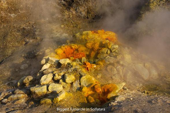 photo - fumarole, Solfatara, Italy