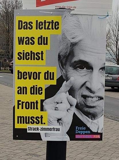 Fake Wahlplakat der FDP