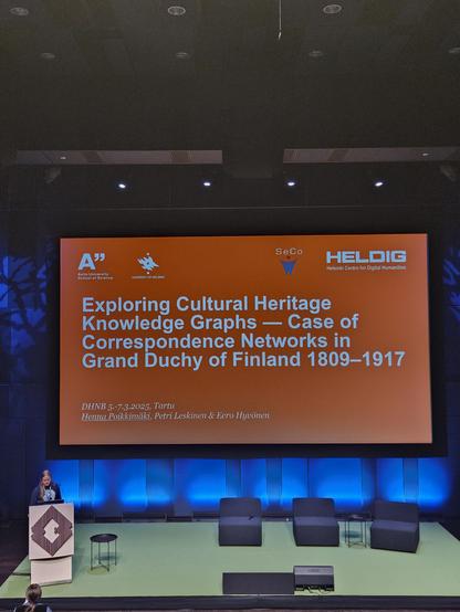 Exploring Cultural Heritage Knowledge Graphs  - Case of Correspondence Networks in the Grand Duchy of Finlan 1809 - 1917